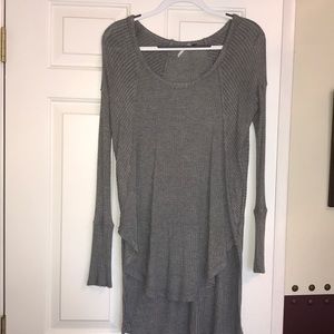 Grey Free People Top